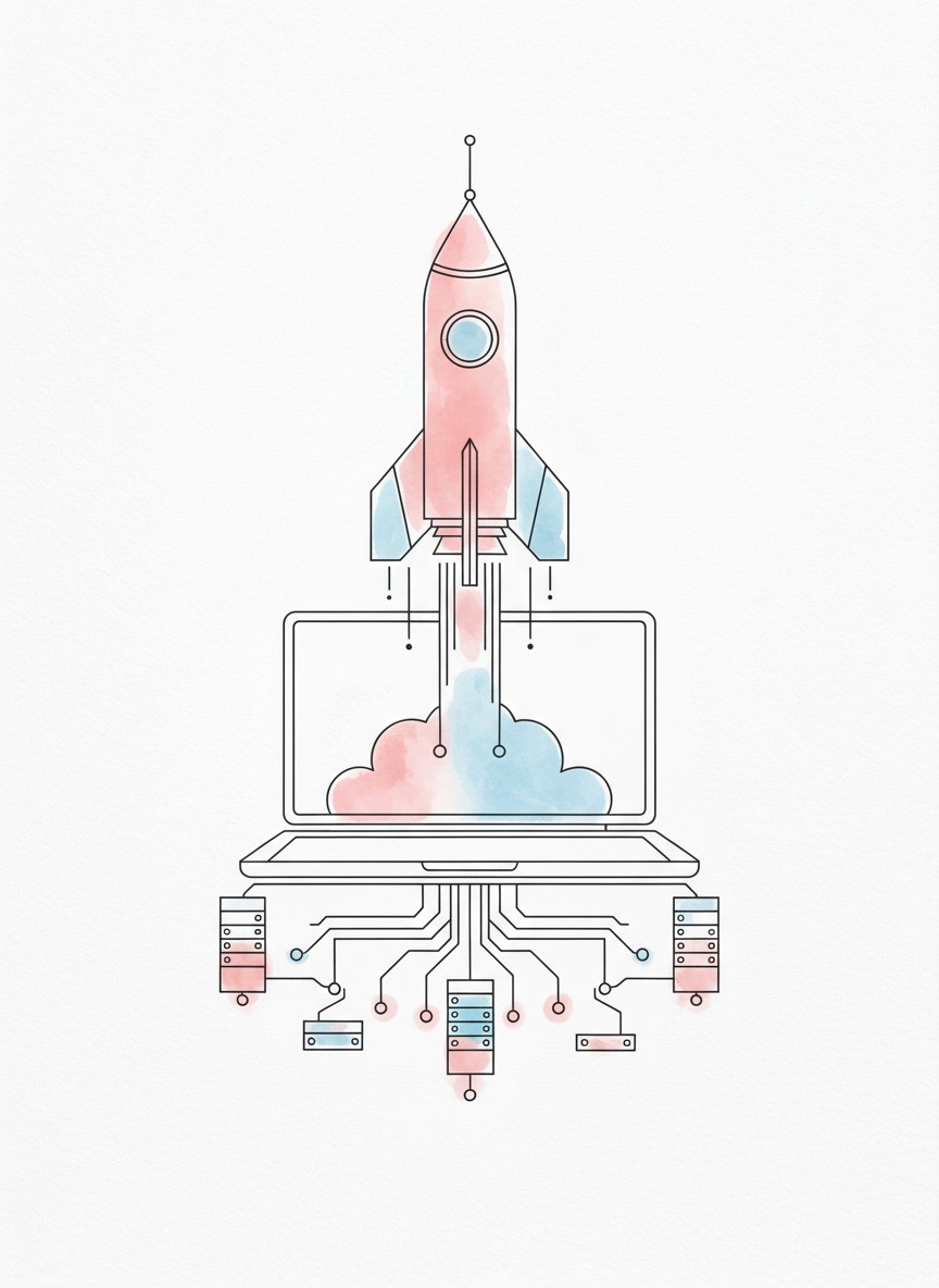 精心打磨产品细节的概念插画