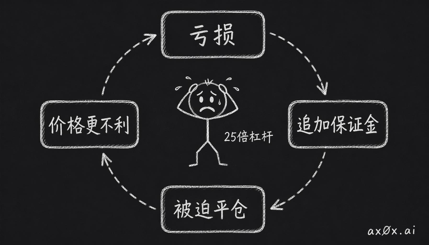杠杆死亡螺旋：亏损触发追加保证金，逼你被迫平仓，价格更不利，又滚出更大亏损的闭环