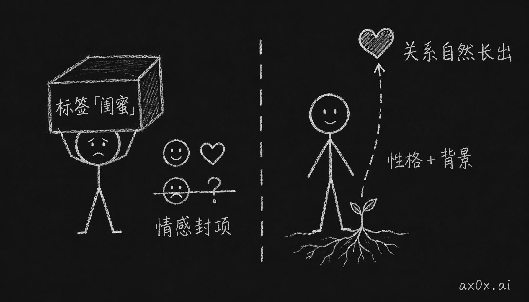 关系标签像盖子给角色的情感封顶，改成由性格和背景定义后，关系感是从人物本身自然长出来的