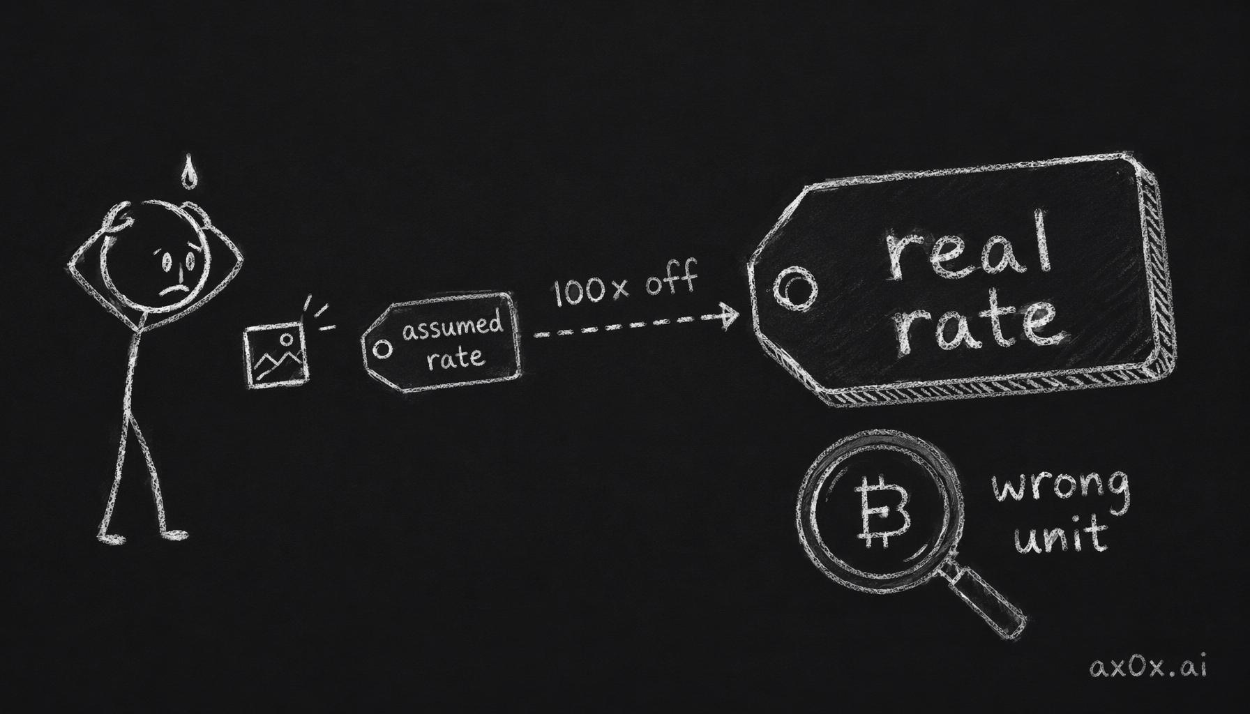A pre-launch cost audit found two unit-counting mistakes—image output priced at the text rate, TTS billed per character not byte—that threw cost estimates off by orders of magnitude.