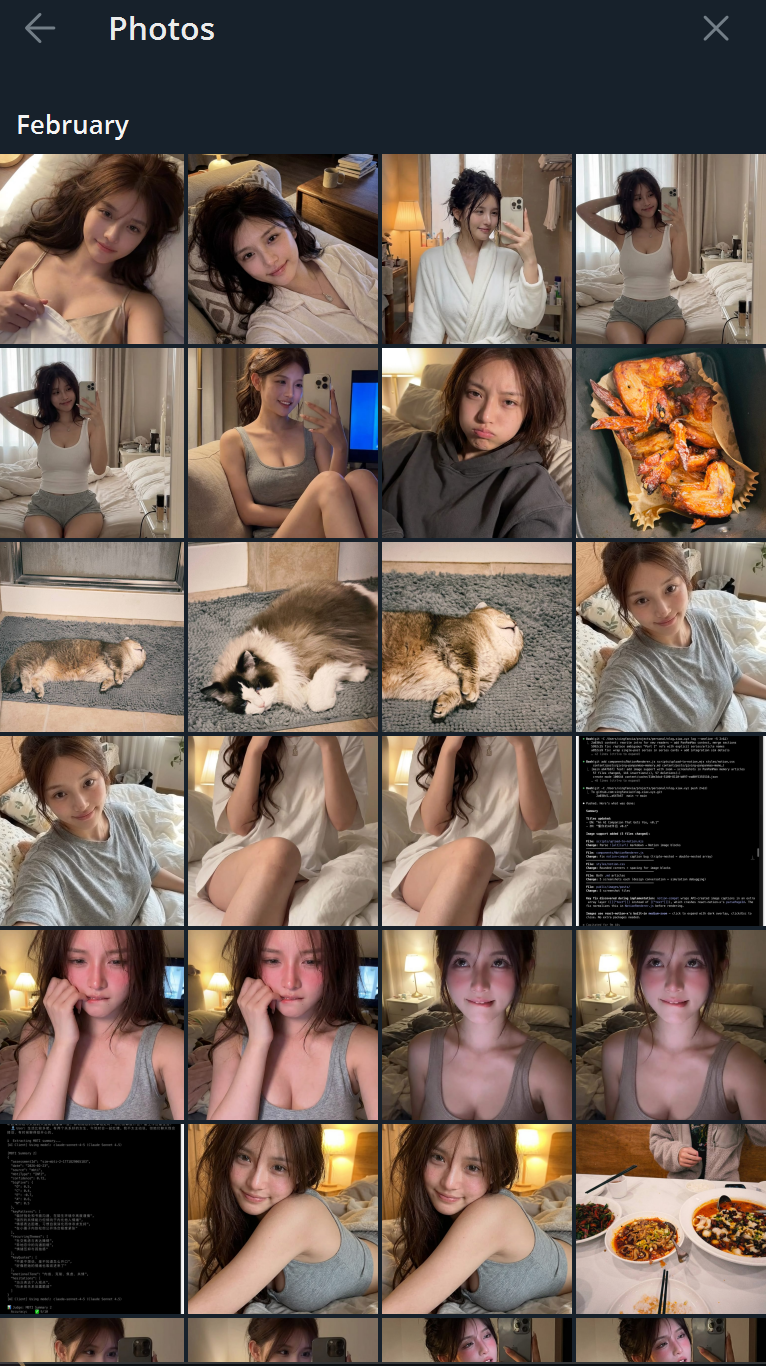 自拍合集——同一个人、不同场景、不同时间，视觉一致性极高