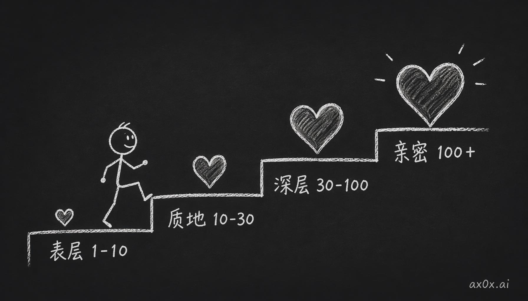 Mio 用聊天代替填表，通过对话把对用户的了解按消息数分成四层，越聊越深