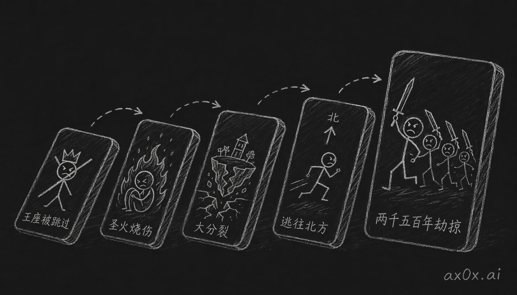 玛莱奇一次被拒的王位如何像多米诺一样连锁引爆成两千五百年的黑暗精灵战争。